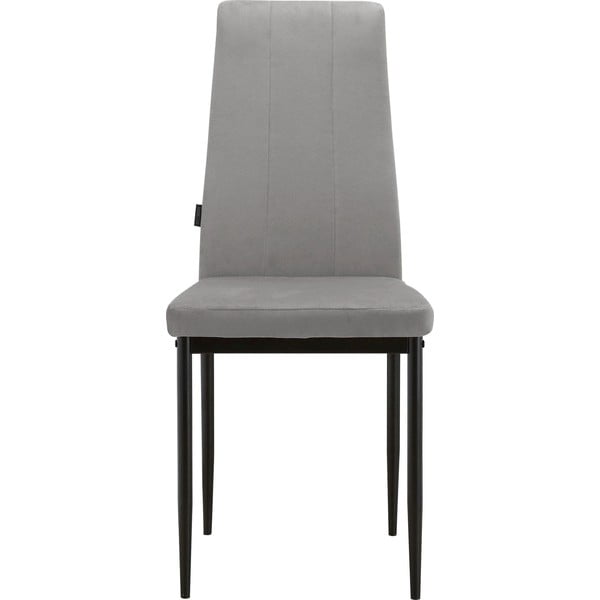 Szürke bársony étkezőszék szett 2 db-os Kelly – Støraa-image-1