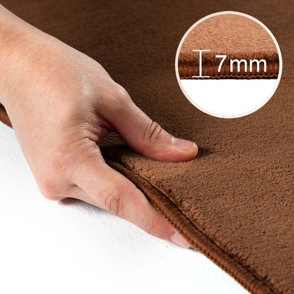 Barna mosható kerek szőnyeg ø 200 cm Sky – Ayyildiz Carpets-image-4