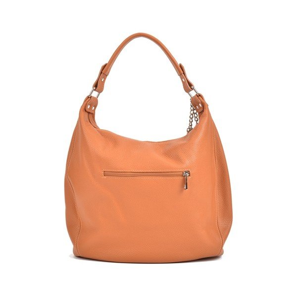 Bruhna konyak barna bőr kézitáska - Sofia Cardoni-image-3