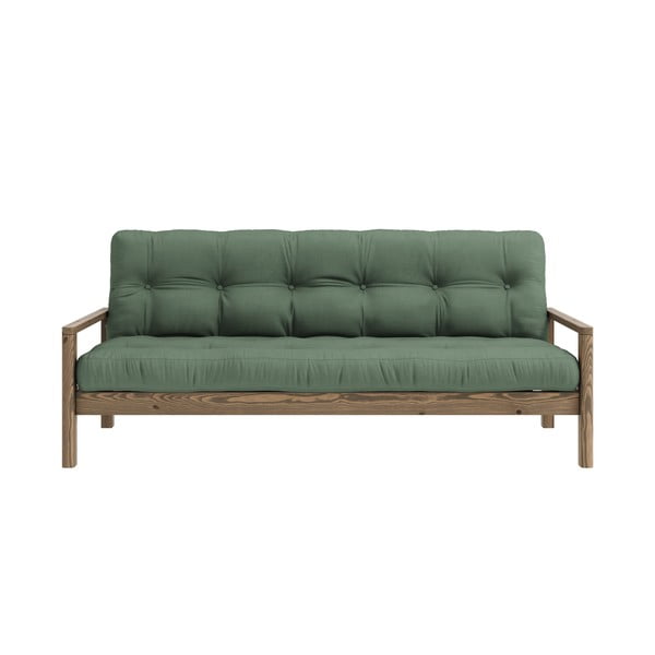 Zöld kinyitható kanapé 205 cm Knob – Karup Design