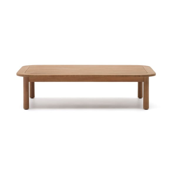 Natúr színű eukaliptusz dohányzóasztal 89x140 cm Sacova – Kave Home-image-4