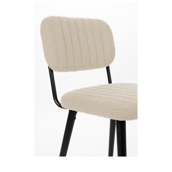 Krémszínű étkezőszék Jake – White Label-image-1