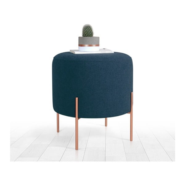 Sötétkék puff Copper – Artie-image-3