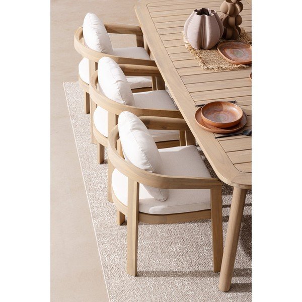 Natúr színű tömörfa kerti szék Pablo – Bizzotto-image-1