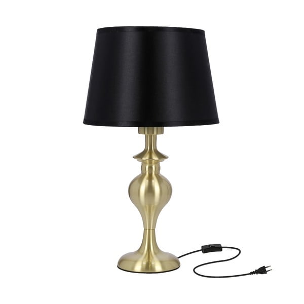Fekete-aranyszínű asztali lámpa (magasság 40 cm) Prima Gold – Candellux Lighting-image-2