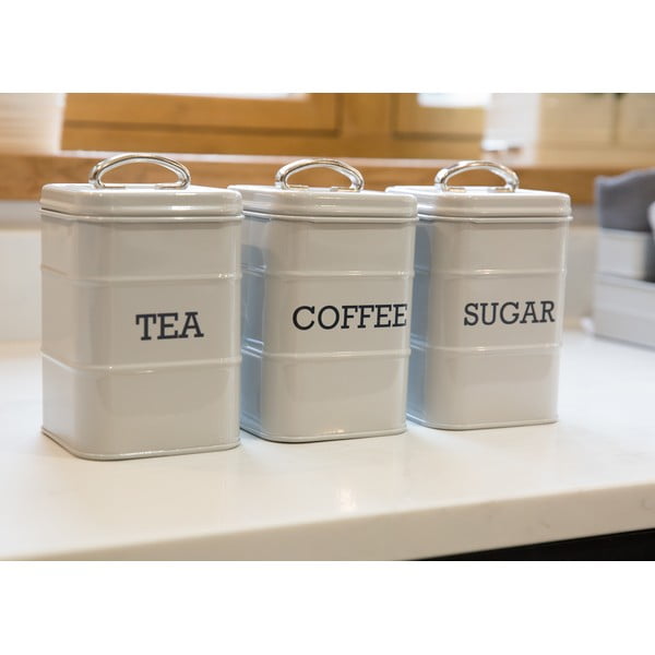 Teatartó acél doboz Living Nostalgia – Kitchen Craft-image-2