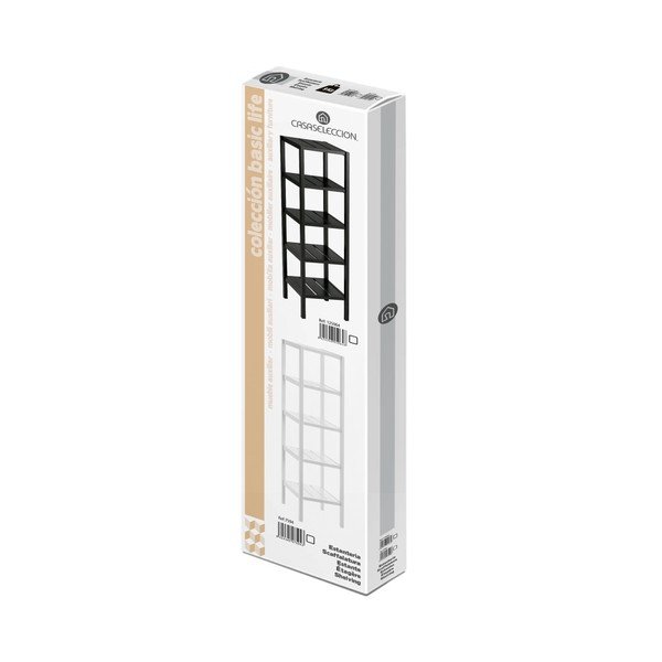 Fehér polcos állvány 37x140 cm – Casa Selección-image-3