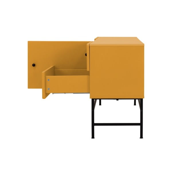 Sárga alacsony komód 158x68 cm Cocktail - Tenzo-image-4