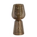 Bronzszínű fém asztali lámpa (magasság 42 cm) Aboso – Light & Living