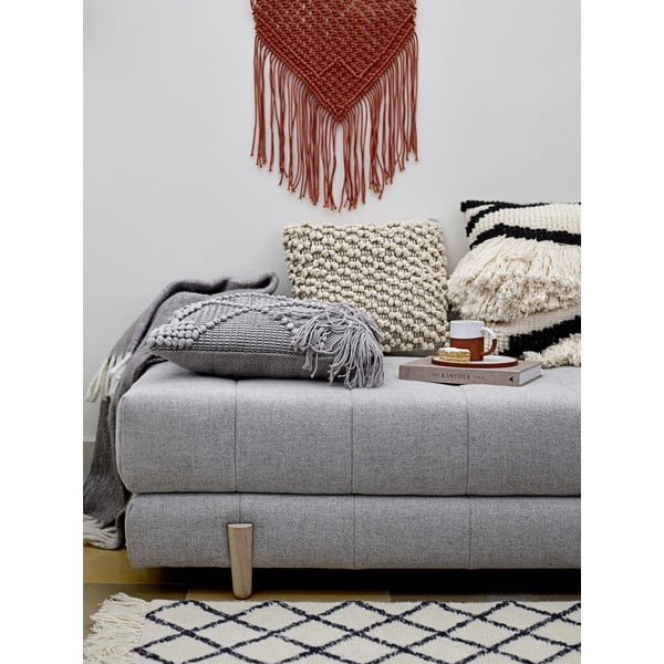 Geo fehér gyapjú szőnyeg, 200x300 cm - Bloomingville-image-1