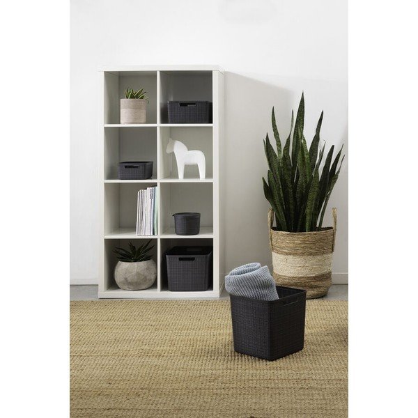 Jute sötétszürke tárolókosár, 5 l - Curver-image-2