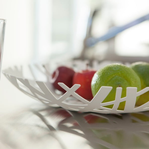 Tower fehér gyümölcsöstál, ø 26 cm - YAMAZAKI-image-3