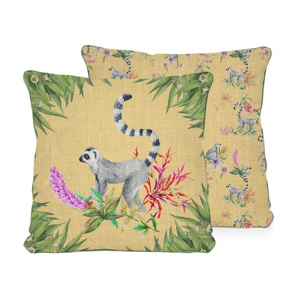 Lemur párna, 45 x 45 cm - Madre Selva-image-3