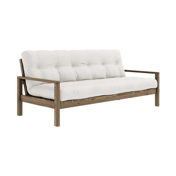 Krémszínű kinyitható kanapé 205 cm Knob – Karup Design-image-3