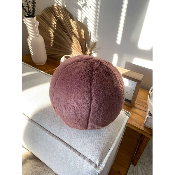 Mikroplüss díszpárna ø 25 cm Top – Mioli Decor-image-2