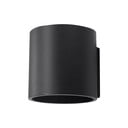 Roda fekete falilámpa - Sollux