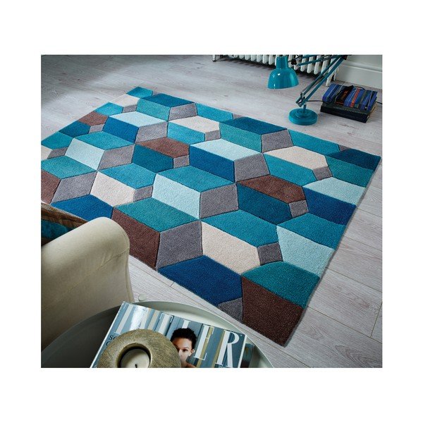 Scope kék szőnyeg, 120 x 170 cm - Flair Rugs-image-4