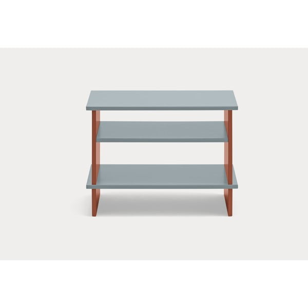 Téglavörös-szürke éjjeliszekrény Inari – Teulat-image-2