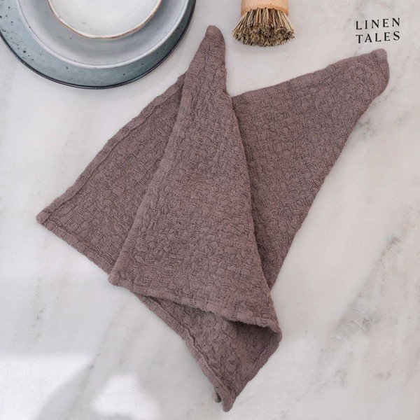 Len konyharuha szett 2 db-os 26x26 cm – Linen Tales-image-2