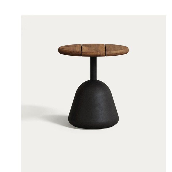 Kerek kerti dohányzóasztal akácfa asztallappal ø 43 cm Saura – Kave Home