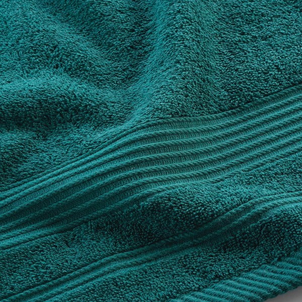 Sötétzöld frottír pamut törölköző 50x90 cm Tendresse – douceur d'intérieur-image-2