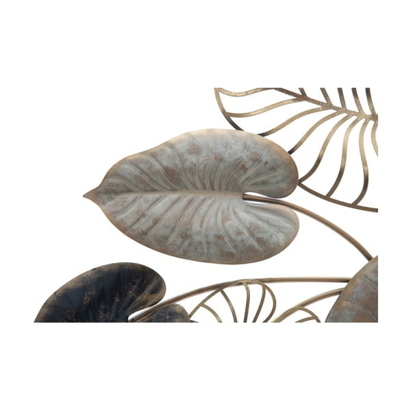 Century -A- levél motívumos fali fémdekoráció, 131 x 61 cm - Mauro Ferretti-image-4