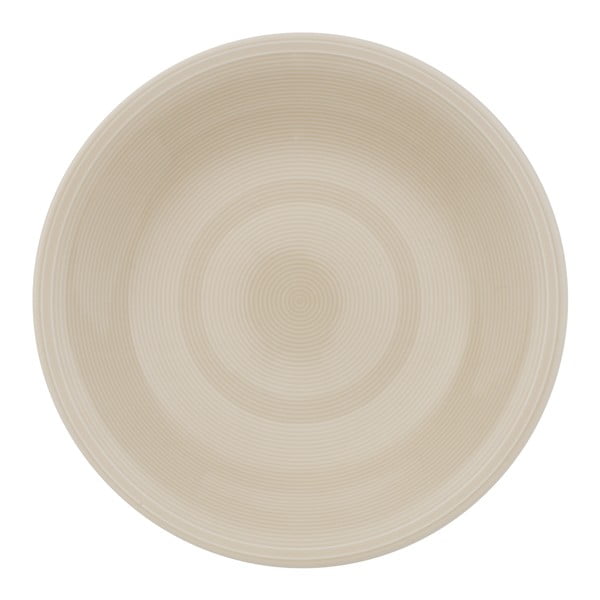 Like Color Loop fehér-bézs porcelán mélytányér, ø 23,5 cm - Villeroy & Boch