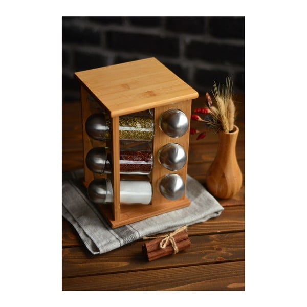 Fotina állvány 12 db fűszertartóval - Bambum-image-1