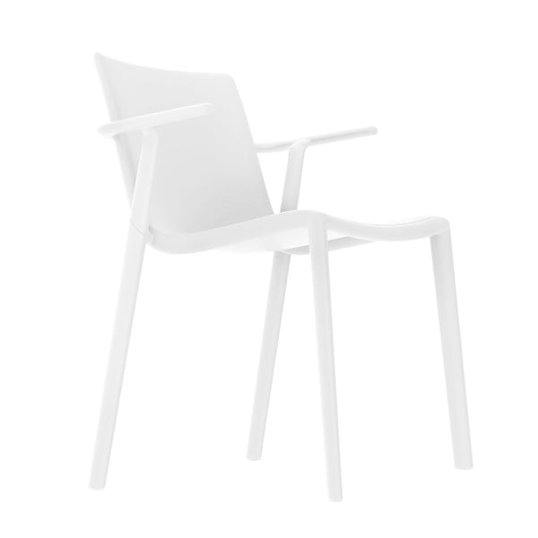 Kat 2 db fehér kerti karfás szék - Resol