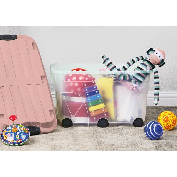 Fedeles műanyag tárolódoboz Roller – Rotho-image-2