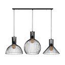 Fekete függőlámpa fém búrával Fellini – Opviq lights