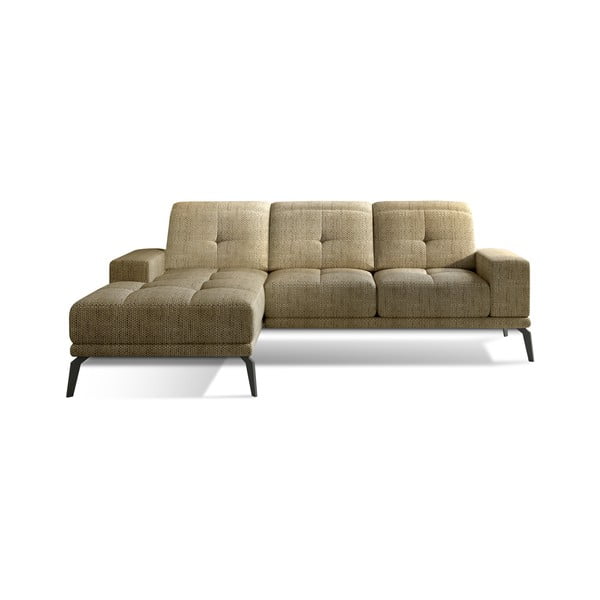 Bézs sarokkanapé (bal oldali-heverő résszel) Torrense – ELTAP