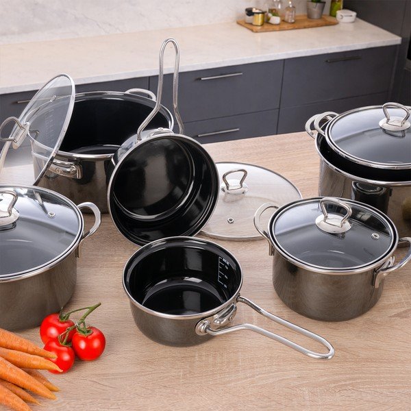 Zománcozott lábas 1,25 l Metalic – Orion-image-2