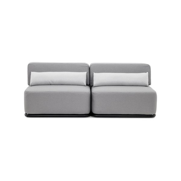 Világosszürke kerti moduláris kanapé 204 cm Straw – Sit Sit-image-2