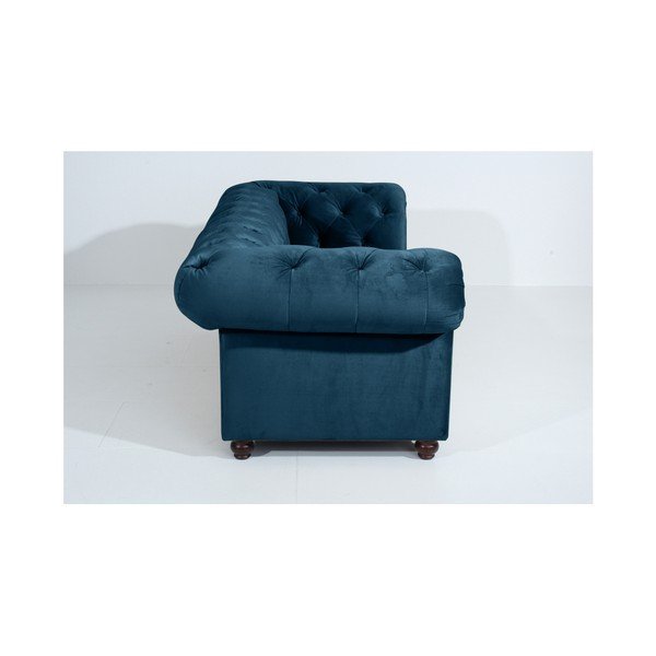 Orleans Velvet kék kanapé, 216 cm - Max Winzer-image-2