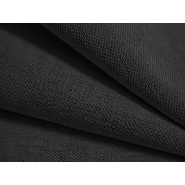 Antracitszürke kárpitozott ágyneműtartós-ágytámla nélkül franciaágy ágyráccsal 160x200 cm Susan – Micadoni -image-4