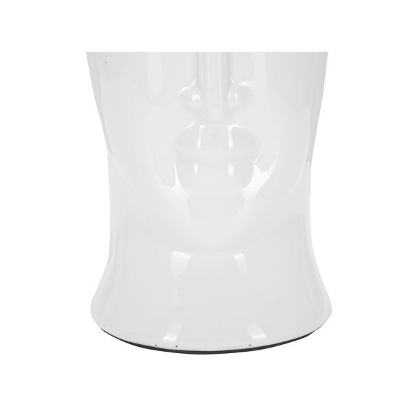 Fehér kerámia asztali lámpa textil búrával (magasság 46 cm) Statua – Mauro Ferretti-image-3