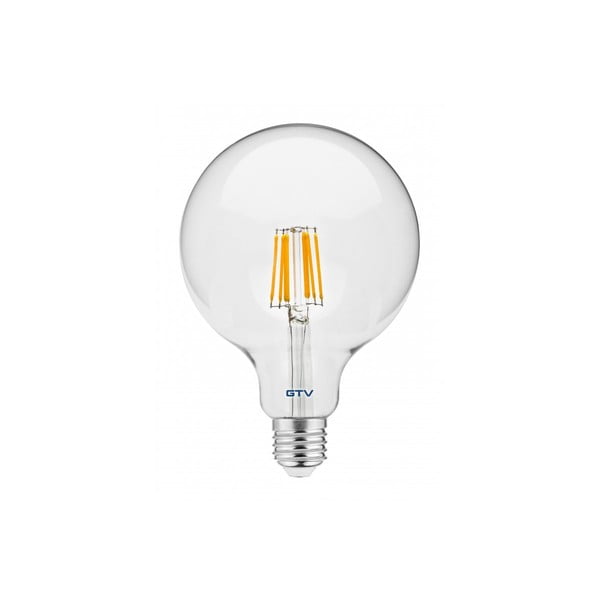 Meleg fehér szálas izzó E27, 8 W – GTV