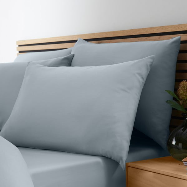 Kékesszürke kétszemélyes mikroszálas ágyneműhuzat 200x200 cm So Soft Easy Iron – Catherine Lansfield-image-3