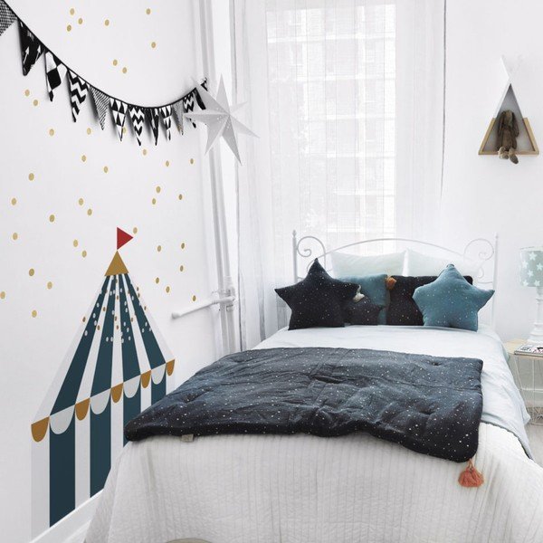 Circus Navy Blue falmatrica, 50 x 55 cm - Dekornik-image-1