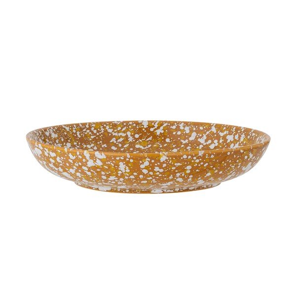Carmel narancssárga-fehér agyagkerámia mélytányér, ø 21 cm - Bloomingville-image-2