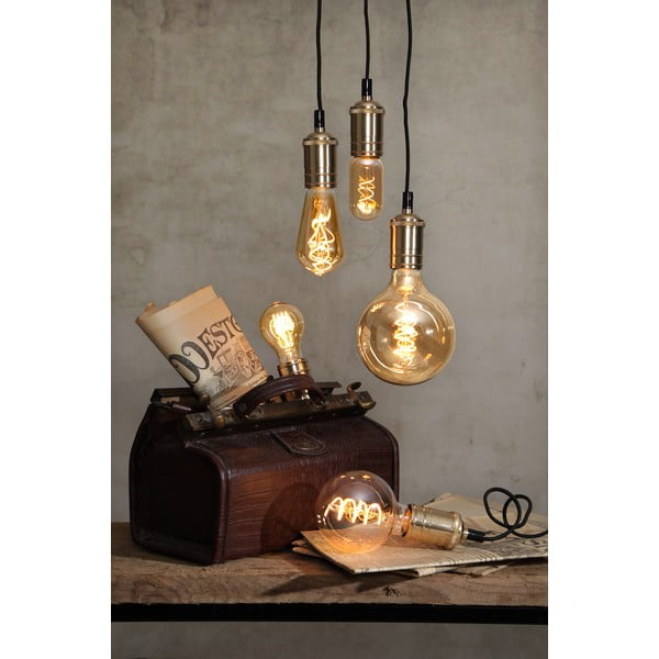 Meleg fehér szálas dimmelhető izzó E27, 3 W Spiral Filament – Star Trading-image-2