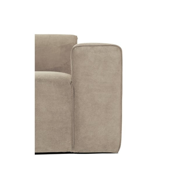 Sting bézs kordbársony sarokkanapé, bal oldali - Scandic-image-4