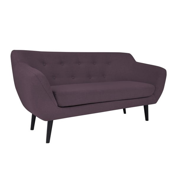 Piemont lila kanapé, 158 cm - Mazzini Sofas
