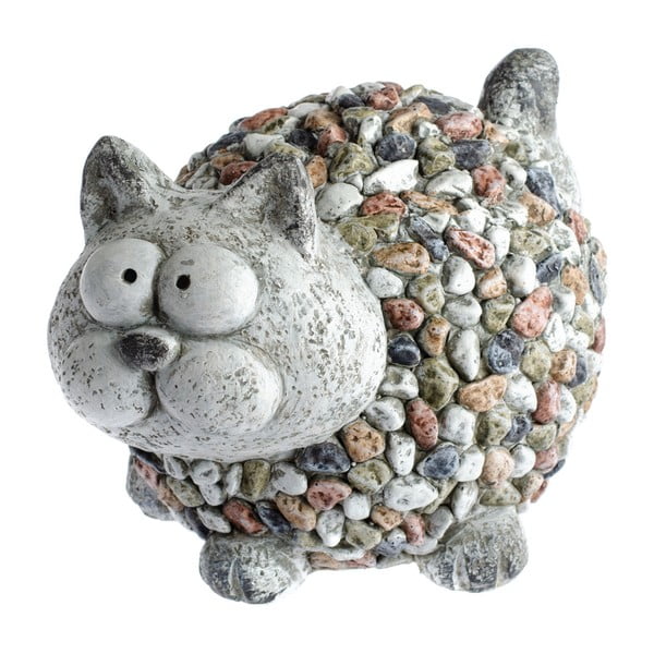 Garden Deco Cat With Stones kerti dekoráció, magasság 20 cm - Dakls