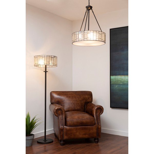 Fém függőlámpa üveg búrával ø 46 cm Waldorf – Premier Housewares-image-1