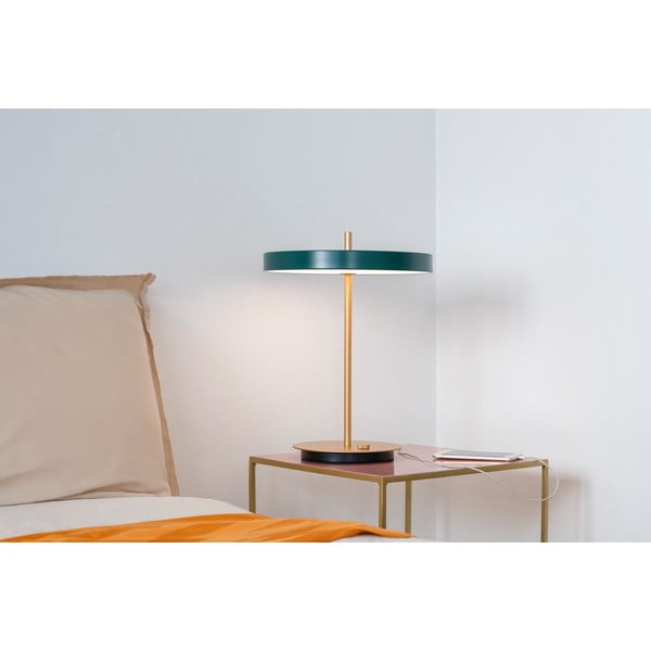 Sötétzöld LED dimmelhető asztali lámpa fém búrával (magasság 41,5 cm) Asteria Table – UMAGE-image-3
