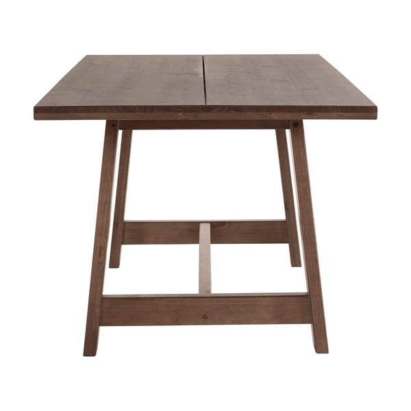 Barna borovi fenyő étkezőasztal 90x160 cm Derby – Støraa-image-2