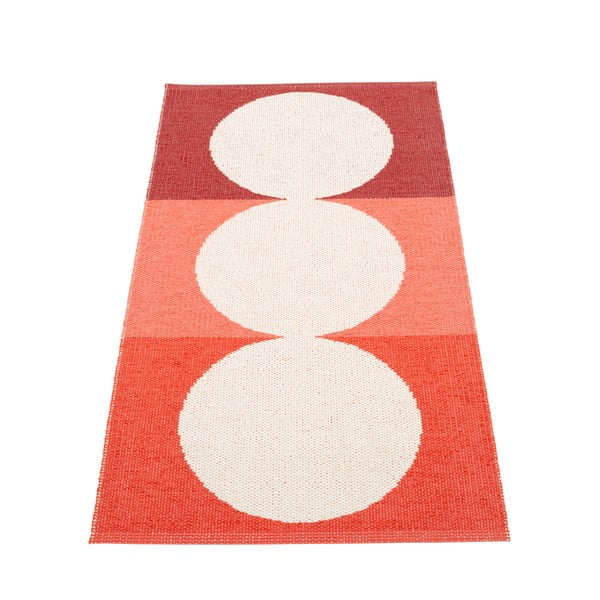 Piros-krémszínű kültéri-beltéri szőnyeg 70x140 cm Otto Berry – Pappelina-image-2