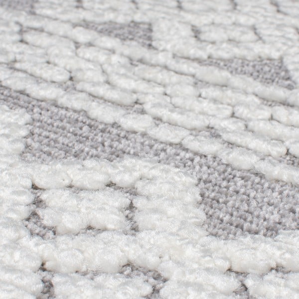 Szürke mosható zsenília szőnyeg 80x160 cm Jhansi – Flair Rugs-image-3